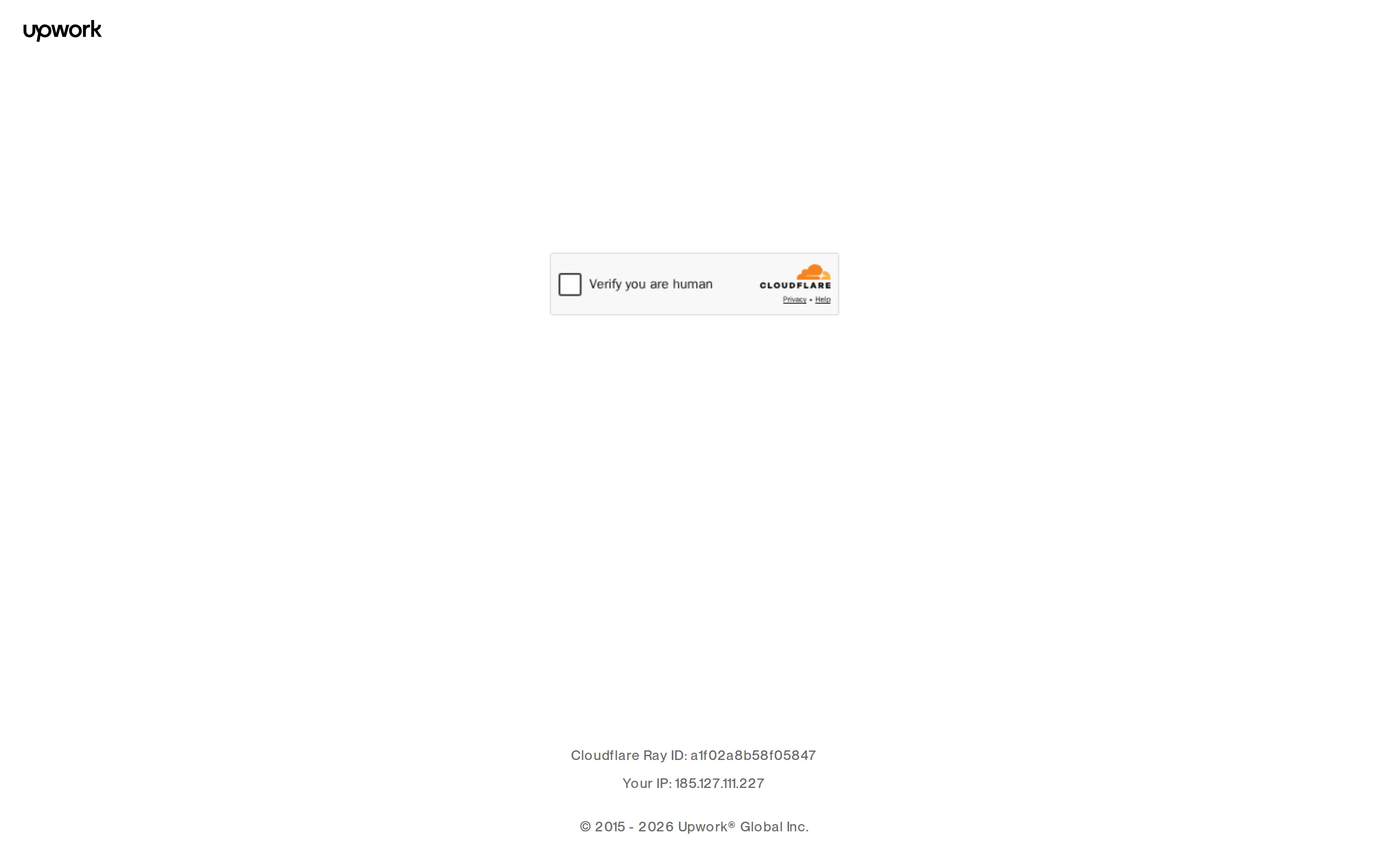 Upwork collection page