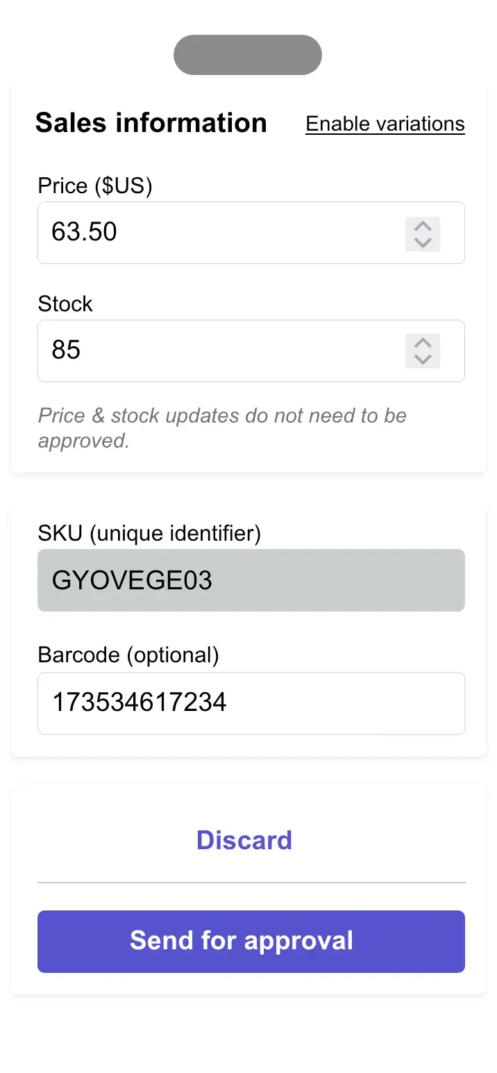 app mobile gyoza product price