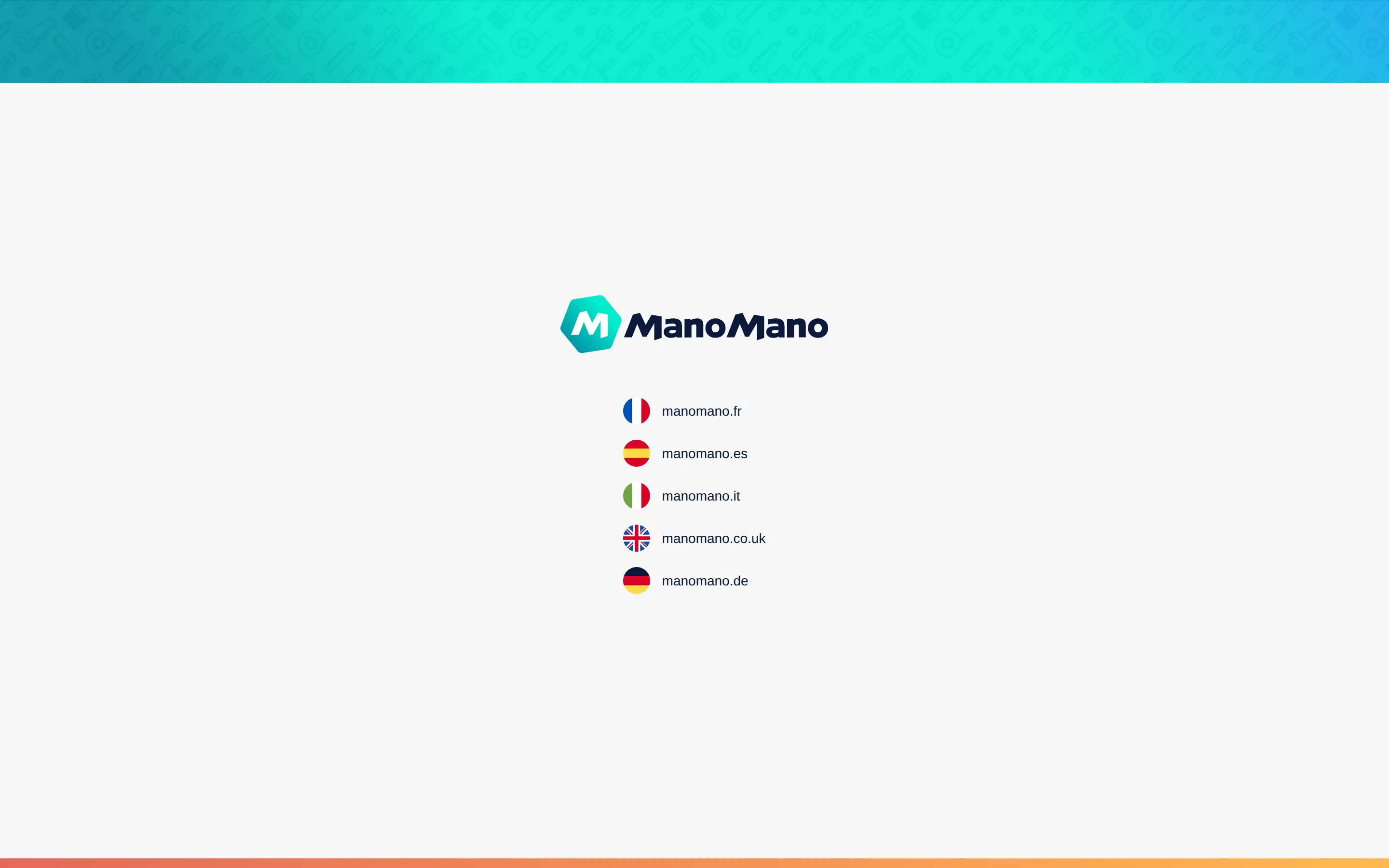 Página de inicio de ManoMano