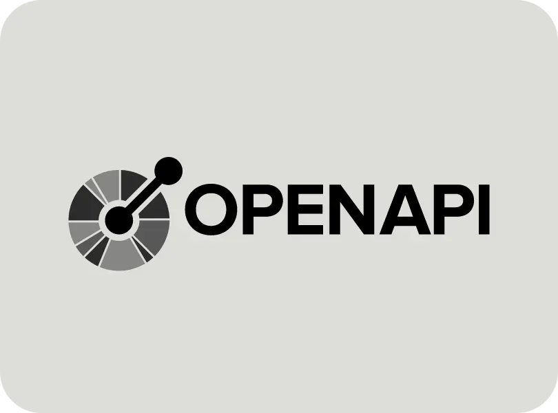 Open API Logo schwarz-weiß