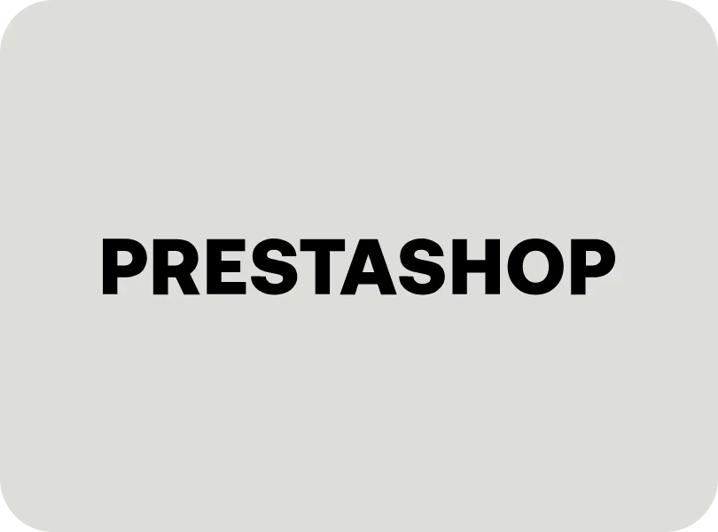 PrestaShop-Logo schwarz-weiß