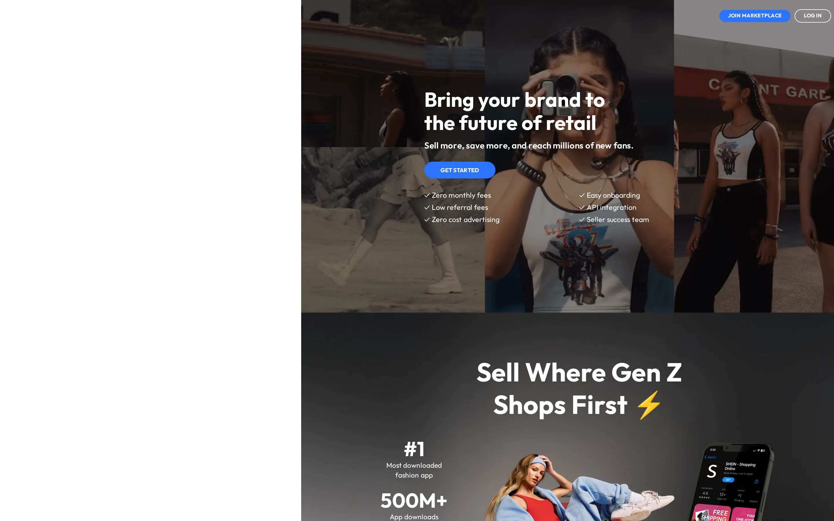 Shein seller page