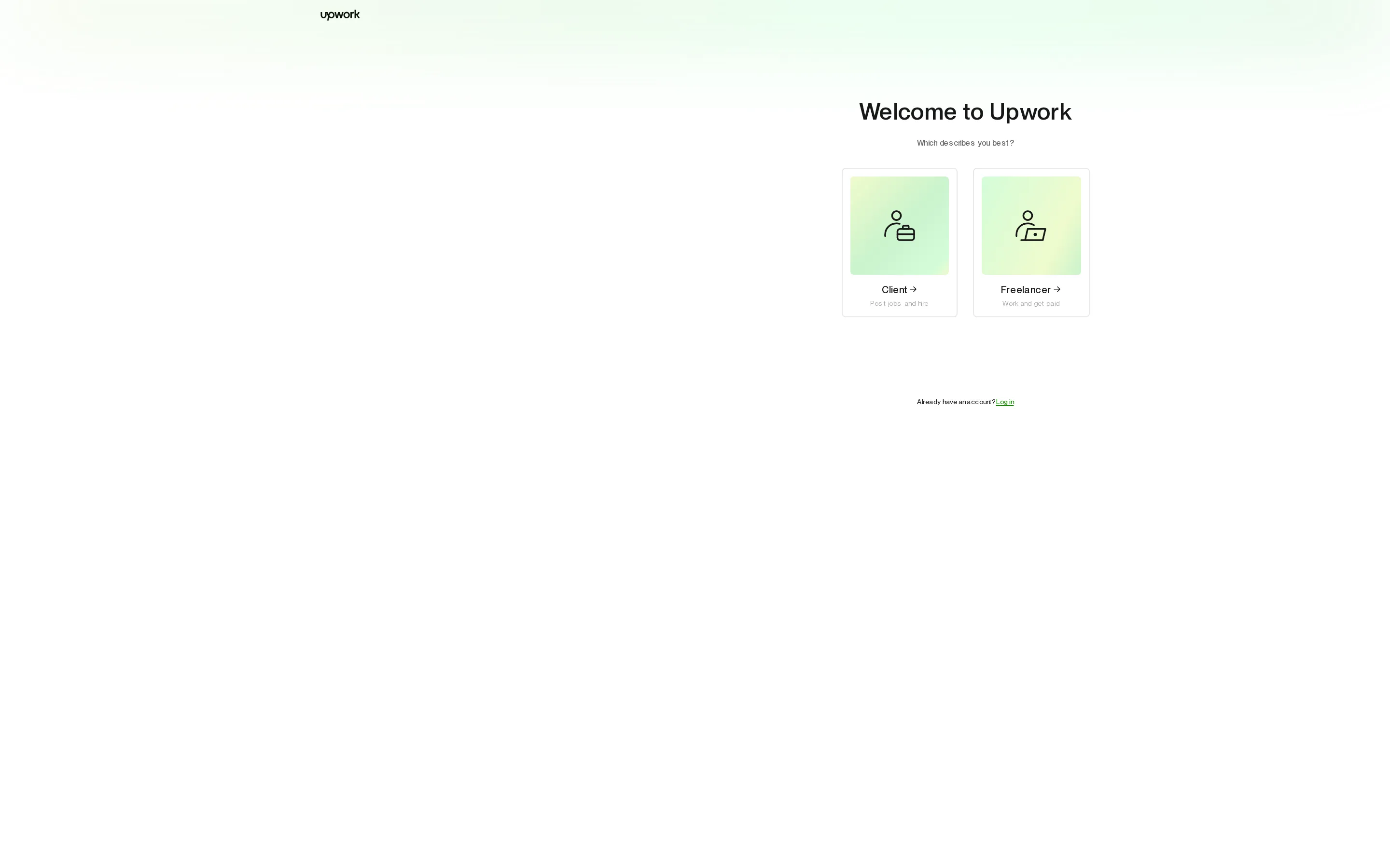 Upwork seller page