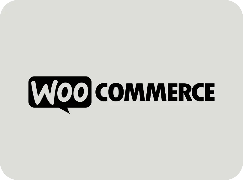 WooCommerce-Logo schwarz-weiß