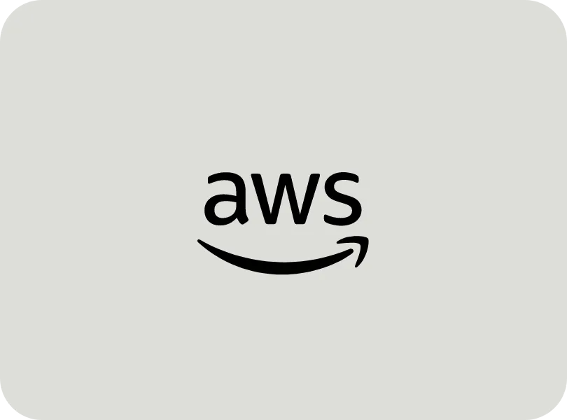 AWS logo black and white