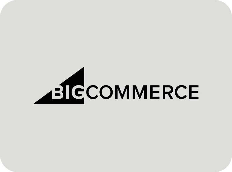 BigCommerce logo black and white