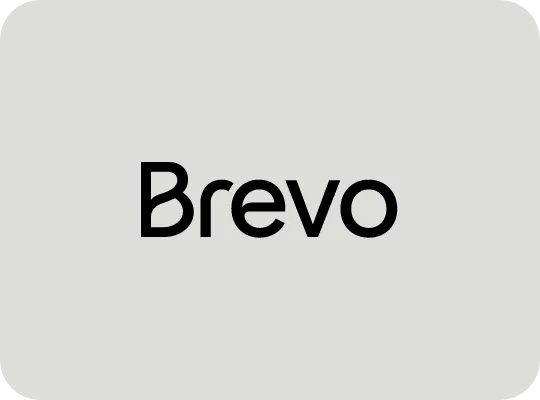 Brevo logo black and white