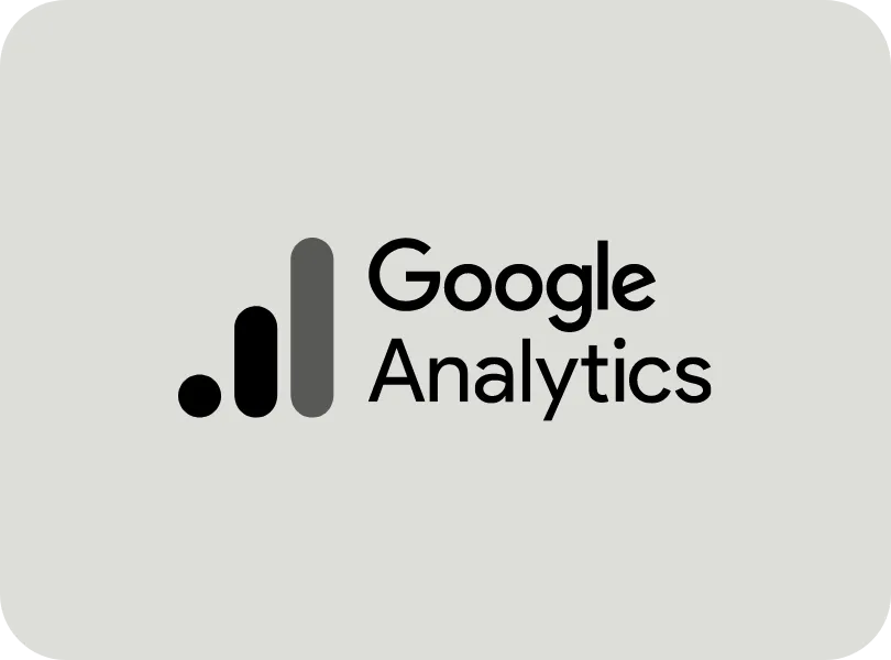 Google Analytics logo black and white