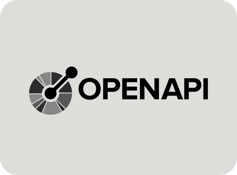 Open API logo black and white