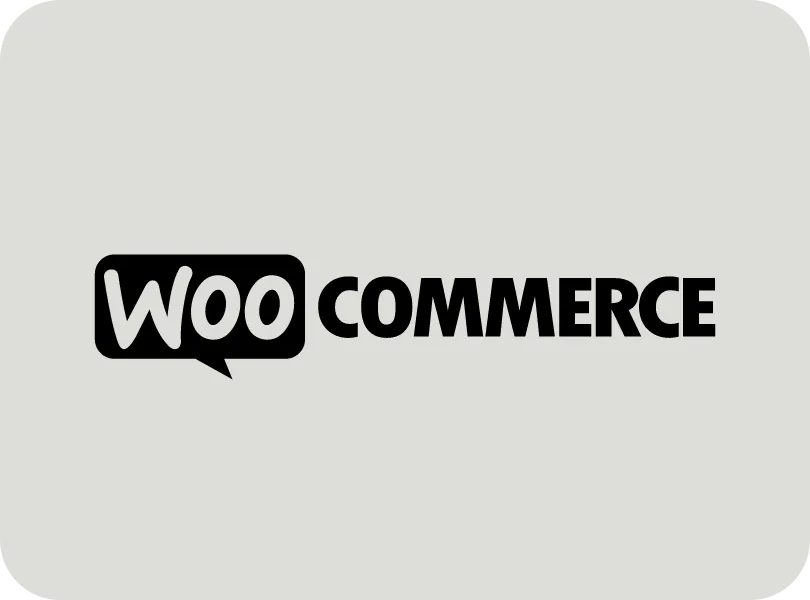 WooCommerce logo black and white