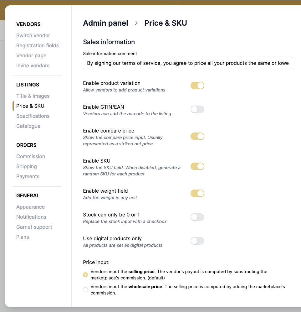 configuration view