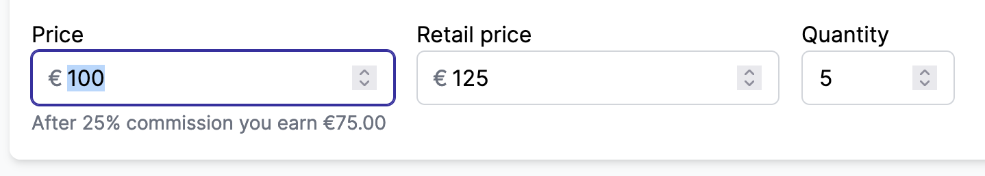 Currency input