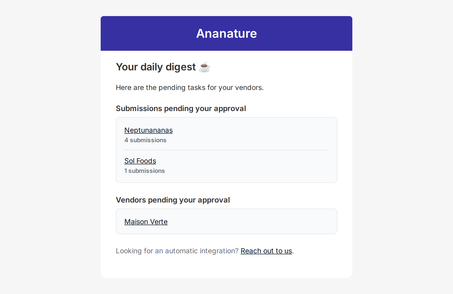 email digest