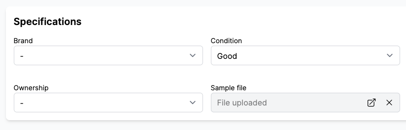 file uploaded