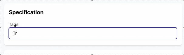 Multi short text picker demo