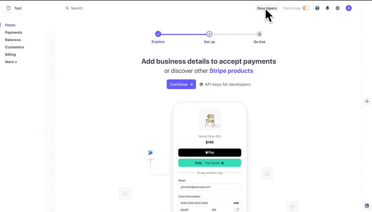 path to get API key